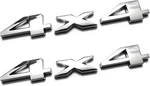 2X Metal 3D 4X4 Emblem Badge Chrome Silver Auto Tuning Sticker Decal. Fixed Price $26.99.