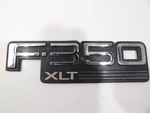 Ford F350 Xlt Fender Emblem Badge Nameplate, Unrestored, F2TB-16B114-FA-DA. Fixed Price $20.00.