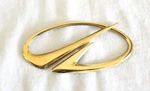 90'S/EARLY 00'S Olds Cutlass Alero Silhouette 24K Gold Plated Front Emblem. Fixed Price $69.00.