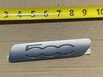New Oem Mopar "500" Satin Badge Emblem Right 68188780AA For Fiat 2012-2017. Fixed Price $29.99.
