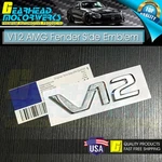 Amg V12 Letter Chrome Emblem Side Front Fender Badge Fit For Mercedes-benz Logo. Fixed Price $19.89.