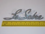 Vtg 1968 Buick Lesabre Car Vehicle Rear Quarter Panel Emblem Badge 7740372. Fixed Price $19.00.