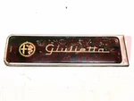 Plaque Emblem Writing Radio Holder Alfa Romeo Giulietta Sedan 1ST Series. Fixed Price $162.94.