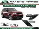2014-2017 Range Rover Sport L494 Side Fender Vent Set Gloss Black Genuine. Fixed Price $555.85.