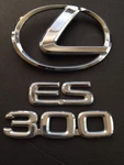 97-99 Lexus 300 Emblem Rear Trunk Nameplate Silver Chrome # 8735. Fixed Price $24.99.