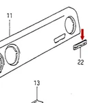Usa Shipper* Suzuki Samurai & Sierra Dashboard Emblem # 77811-83060. Fixed Price $25.00.