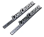 Fits Toyota Land Cruiser 1981-1990 BJ60 FJ60 Emblem Set (adhesive). Fixed Price $46.00.
