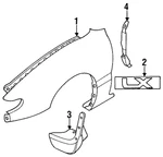 Genuine Mazda Emblem GA2M-51-761-62. Fixed Price $17.50.