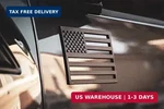 Tactilian Black American Flag Emblem Decal Cut-out Set Of 2 3D 3M Adhesive Bad. Fixed Price $37.34.