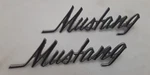 ** ( 2 ) Vintage 1969 1973 Ford Mustang Fender Emblem Pair C9ZB-16098-A. Fixed Price $65.00.