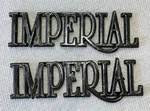 (2) Oem 1990-1993 Chrysler Imperial Door/trunk Emblem Badge P/n 4454995. Fixed Price $50.00.