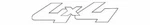 Oem New Genuine 2009-2010 Ford Explorer Sport Trac 4X4 Nameplate 9A2Z-7842528-B. Fixed Price $130.16.