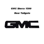 Billet Rear Tail Gate Replacement Gmc Emblem 14-18 Sierra 1500 Black. Fixed Price $75.00.