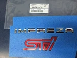 Subaru 2011-2014 Sti Rear Badge Emblems Impreza Genuine Oem 93079FG170. Fixed Price $47.50.