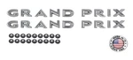Fender Emblem Letter Set For 1963 Pontiac Grand Prix Models Made In The Usa. Fixed Price $289.98.