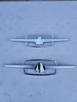 1965 1966 Ford Thunderbird Pair Roof Side Emblems Fomoco Oem C5SB-63517A20-A. Fixed Price $100.00.