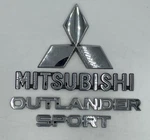 2007 - 2025 Mitsubishi Outlander Sport Chrome Rear Tail Gate Emblem Logo Badge. Fixed Price $34.99.