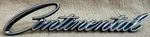1973 Lincoln Continental Rear Quarter Panel Script Emblem/badge/nameplate 8". Fixed Price $39.95.