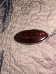 Peterbilt Horn Pad Steering Wheel Emblem Badge 1-1/4" X 3" Red/chrome 2252-001. Fixed Price $32.99.