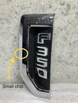 Oem 2017-2023 F350 Lariat Fender Emblem, Left Driver Side, Chrome HC3B-25000A73. Fixed Price $100.00.