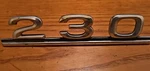 Mercedes-benz W111 W113 230 Trunk Emblem 1959-1976. Fixed Price $19.50.