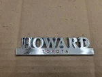 Howard Toyota Oklahoma City Car Dealership Emblem Badge Logo Advertising Name. Fixed Price $22.99.
