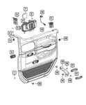 Genuine Mopar Plastic Snap-in Nut 6512812AA. Fixed Price $21.70.