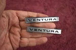 1964 Pontiac Ventura SET/2 Front Fender Chrome Emblems Nice Originals 9776322. Fixed Price $59.00.