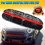 Gloss Black Red Front Grille Replacement For 2014 2021 Mini Cooper F55 F56 F57. Fixed Price $148.95.