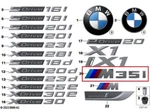 Bmw Genuine U11 X1 M35I Lettering Rear Boot Trunk Emblem Badge 51149450496 New. Fixed Price $99.97.