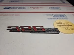65-66 Pontiac Lemans Tempest 326 Emblem Trim Oe Script Plate 9780833 Checkered. Fixed Price $19.99.