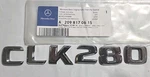 Mercedes-benz A2098170615 "CLK280" Rear Emblem. Oem Refurbished 2006/2012. Fixed Price $10.00.
