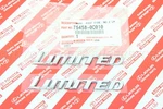 Toyota Tundra 2000-2006 Limited Pillar / Roof Side Emblem Set 75458-0C010. Fixed Price $26.99.