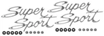 1966-67 Nova Emblem Super Sport Rear Qtr. Fixed Price $76.49.