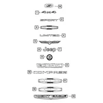 For Jeep Compass 2020-2021 Mopar 68492720AA Door Emblem. Fixed Price $110.99.
