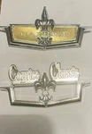 New 1977 1979 Chevy Caprice Classic Emblem Set Reproduction Fleur De Lis. Fixed Price $24.99.