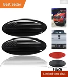 Custom 9 Inch Ford Emblem: Black American Flag Design 04-14 F150, Edge, Suv. Fixed Price $33.99.