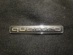 Audi A3 8V Rear 'quattro' Lettering 4G08537372ZZ New Genuine. Fixed Price $45.33.