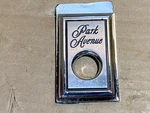 Gm 20110138 Trunk Lock Cylinder Emblem Bezel -- 1980-1984 Park Avenue Nos Oem. Fixed Price $45.00.