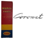 New Old Stock Quarter Panel Nameplate For 1958 Dodge Coronet Models #1884224. Fixed Price $175.00.
