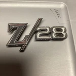 Chevrolet Camaro Z28 Emblem 3947011 Genuine Gm 3943255-6 1968. Fixed Price $35.00.