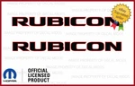 2X Jeep Wrangler Rubicon Hood Vinyl Decals Graphics Stickers Jk 2007-2018 FJ5T1. Fixed Price $32.96.