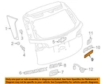 Gm Oem 2018 Equinox Lift Gate Exterior Trim-nameplate 23405806. Fixed Price $51.24.