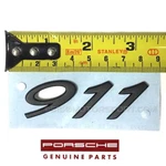Genuine Porsche 911 Satin Black Emblem Script Carrera 12-18+ 99155923103. Fixed Price $74.95.