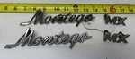 Oem Ford Piece Mercury Montego Mx Emblem Set C8GB-54291-A 1968-69 (case). Fixed Price $74.95.