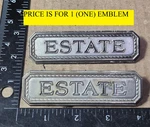 (1) Chevrolet Vega Monza Estate Emblem 9730726 (6659. Fixed Price $10.00.