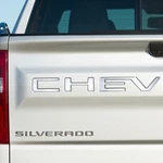 2019-202 Silverado Tailgate Letter Kit 19419884 Polished Stainless Steel Oem Gm. Fixed Price $124.98.