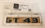 Mercedes-benz Oem New Gt 43 Badge 290-817-11-00. Fixed Price $49.99.
