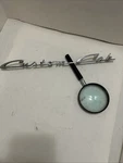 Vintage Ford Truck Custom Cab Metal Emblem BAAK-8125622, Late 50 S-60. Fixed Price $42.95.