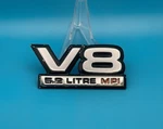 1993-1998 Jeep V8 5.2 Litre Mpi Rear Liftgate Emblem Chrome Oem Vintage 55295440. Fixed Price $24.89.